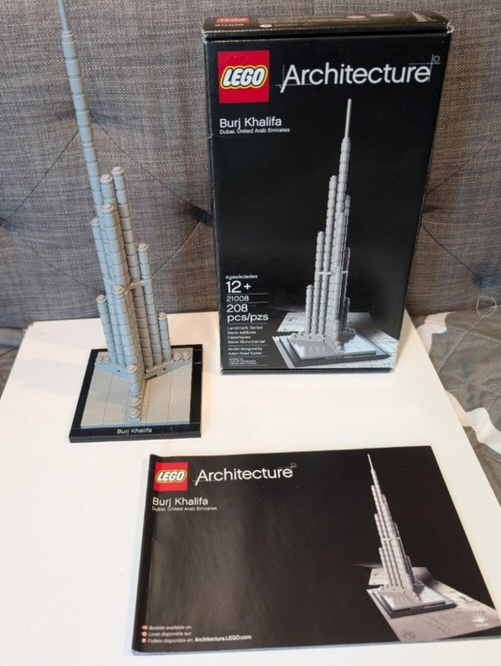 Lego Architecture 21008 Burj Khalifa 100% Complete w/ Box and Instructions